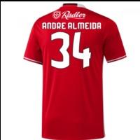 2016 17 benfica home shirt andre almeida 34 kids