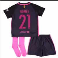 2016-17 Barcelona Away Baby Kit (Gomes 21)