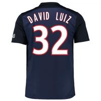 2015-16 PSG Home Shirt (David Luiz 32) - Kids