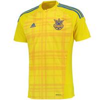 2016-2017 Ukraine Home Adidas Football Shirt