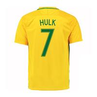 2016-17 Brazil Home Shirt (Hulk 7)