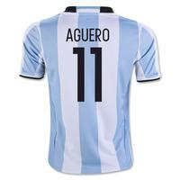 2016 17 argentina home shirt aguero 11