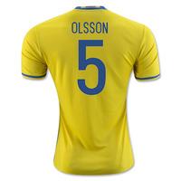 2016-2017 Sweden Home Adidas Shirt (Olsson 5)