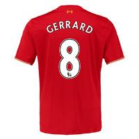 2015 16 liverpool home shirt gerrard 8