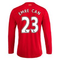 2015 16 liverpool home long sleeve shirt emre can 23 kids