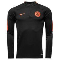 2016 2017 man city nike training drill top black orange