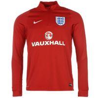 2016-2017 England Nike Training Drill Top (Red)