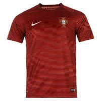 2016-2017 Portugal Nike Pre-Match Training Shirt (Red)