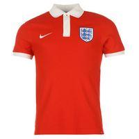 2016-2017 England Nike Core Polo Shirt (Red)