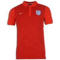 2016-2017 England Nike Authentic Grand Slam Slim Polo Shirt (Red)