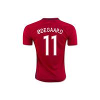 2016 17 norway home shirt odegaard 11