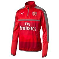 2016-2017 Arsenal Puma Half Zip Training Top (Red)