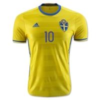 2016 2017 sweden home shirt ibrahimovic 10