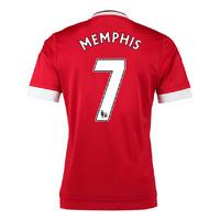 2015 16 man united home shirt memphis 7 kids