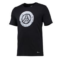 2016-2017 PSG Nike Core Crest Tee (Black) - Kids