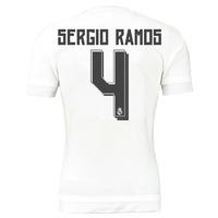 2015 16 real madrid home shirt sergio ramos 4 kids