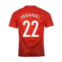 2016-17 Poland Away Shirt (Fabianski 22)