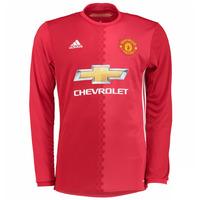 2016 2017 man utd adidas home long sleeve shirt