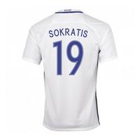 2016-17 Greece Home Shirt (Sokratis 19)