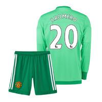 2015-16 Manchester United Home Goalkeeper Mini Kit (S.Romero 20)