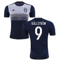 2016 2017 sweden away shirt kallstrom 9