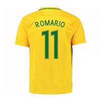 2016-17 Brazil Home Shirt (Romario 11)