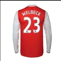 2016-17 Arsenal Long Sleeve Home Shirt (Welbeck 23)