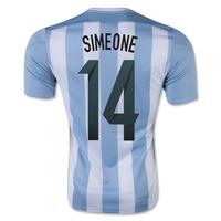 2015-16 Argentina Home Shirt (Simeone 14)