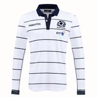 2016-2017 Scotland Alternate LS Cotton Rugby Shirt