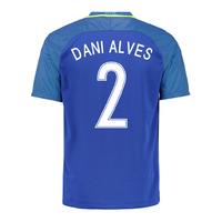 2016-17 Brazil Away Shirt (Dani Alves 2)