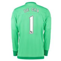 2015 16 manchester united goalkeeper home shirt de gea 1 kids