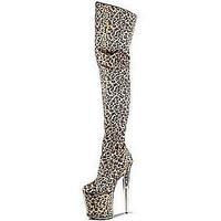 2017 Foreign Trade Explosion Sexy Knee Boots / Ultra high heel for Leopard / Fashion Party Wild beauty / Animal Print