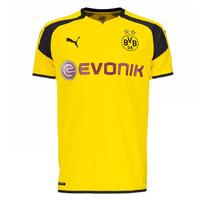 2016 2017 borussia dortmund puma ucl home football shirt