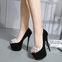 2016 new hand-beaded crystal super flash 16 cm high-heeled shoes, fish head high-heeled shoes