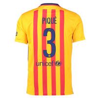 2015-16 Barcelona Away Shirt (Pique 3)