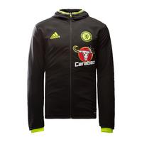 2016 2017 chelsea adidas presentation jacket black