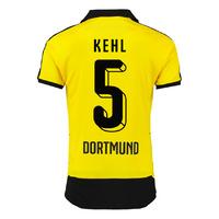 2015-16 Borussia Dortmund Home Shirt (Kehl 5) - Kids