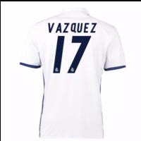 2016 17 real madrid home shirt vazquez 17 kids