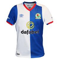 2016 2017 blackburn rovers umbro home football shirt