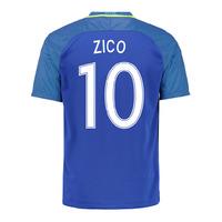 2016-17 Brazil Away Shirt (Zico 10) - Kids