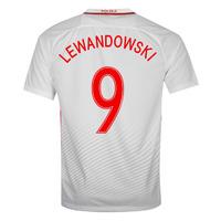 2016-17 Poland Home Shirt (Lewandowski 9)