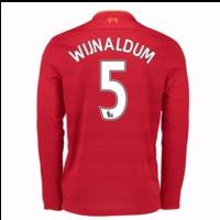 2016 17 liverpool home long sleeve shirt wijnaldum 5 kids