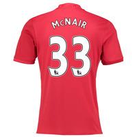 2016 17 manchester united home shirt mcnair 33