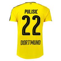 2016-17 Borussia Dortmund Home Shirt (Pulisic 22)