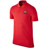 2016-2017 Barcelona Nike Authentic Polo Shirt (Crimson)