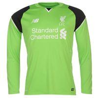 2016-2017 Liverpool Home Long Sleeve Goalkeeper Shirt (Kids)