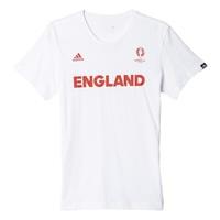 2016-2017 England Adidas Euro 2016 Tee (White)