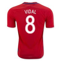 2016 17 chile home shirt vidal 8 kids