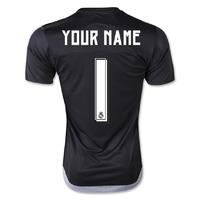 2015-16 Real Madrid Home Goalkeepers Shirt (Your Name) -Kids