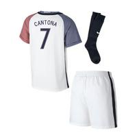 2016-17 France Away Little Boys Kit (Cantona 7)